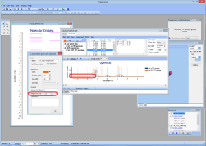 Spape shift of calculated TD/CIS spectrum